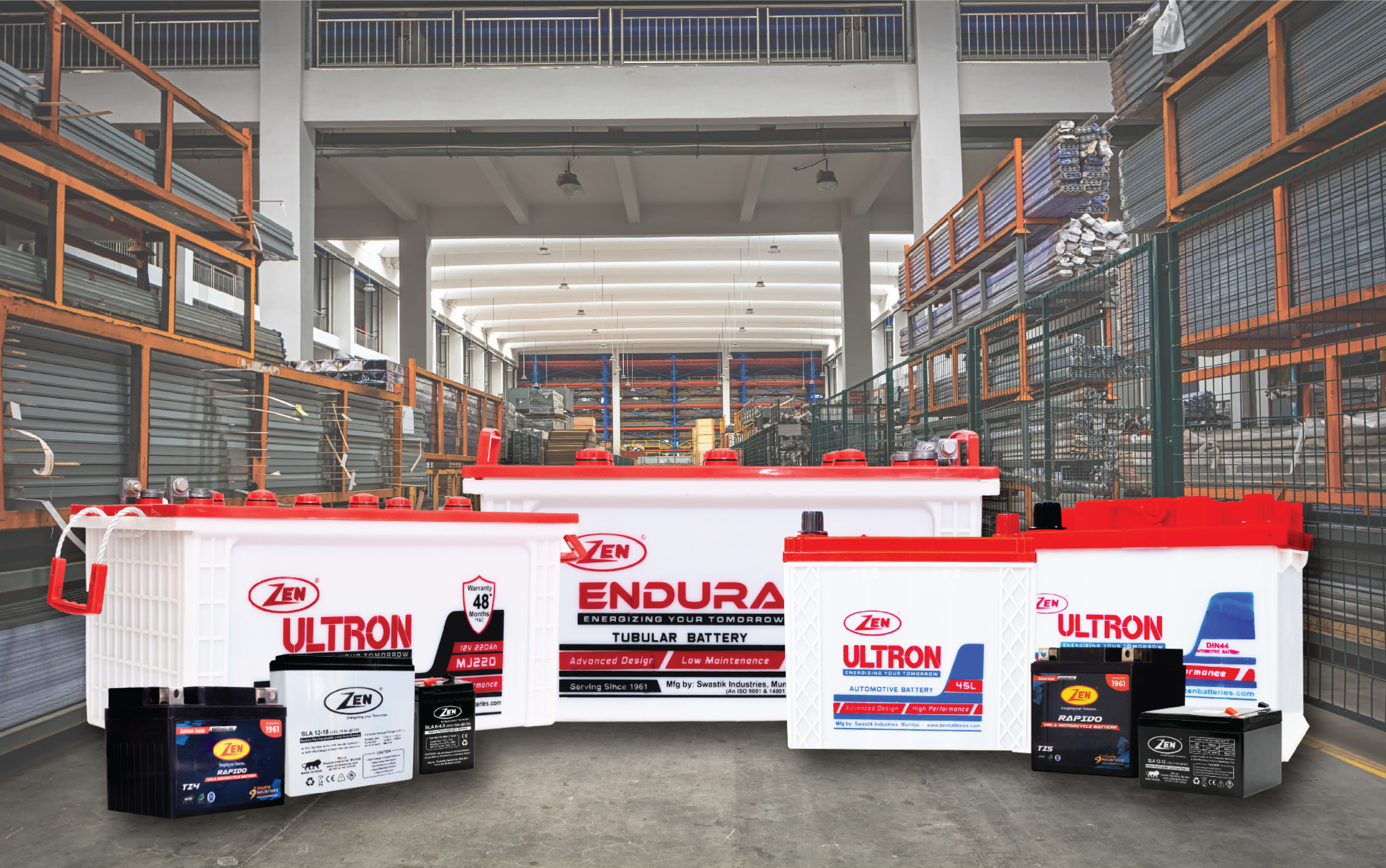 Zen Batteries Product Range